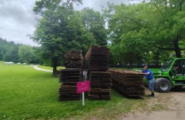 FOTO in VIDEO: Vse do 6. junija bo park Tivoli zelo drugačen