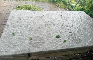 Toča že udarila