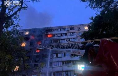 V ruskem napadu na Kijev mrtvi in ranjeni