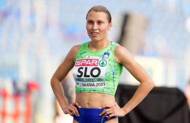 Slovenska rekorderka mesec in pol po porodu že teče