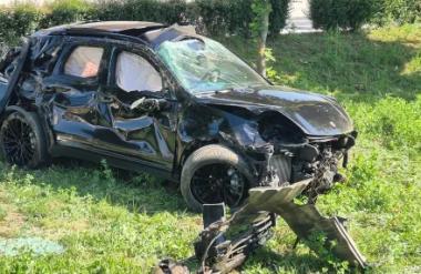 To so podrobnosti prometne nesreče z udeležbo Porscheja