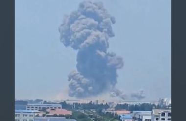 Na Kitajskem odjeknila eksplozija epskih razsežnosti #video