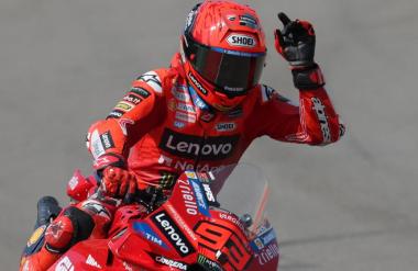 Marquez z rekordom steze končal serijo Quartararoja