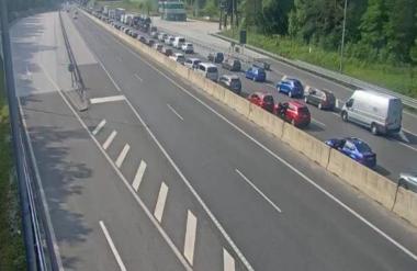 Huda prometna nesreča: Avtocesta je zaprta!