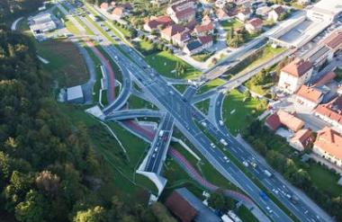 Spremenjena ureditev na Celovški cesti pri predoru Šentvid, zaprta Gunceljska cesta