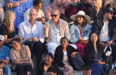 Kevin Costner in njegova bivša tudi na tem dogodku nista mogla skriti sovraštva