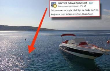 Krk: razkrinkali Slovenca, ki je nezakonito oddajal privez za 700 evrov