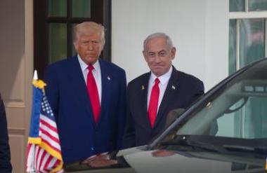 Trump Netanjahuja označil za junaka