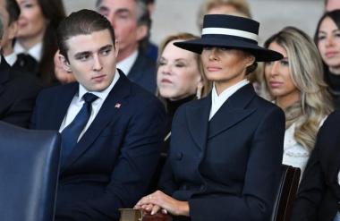 Oglasila se je Melania Trump, ki ne dovoli, da se to govori o Barronu