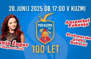 100 let delovanja PGD Kuzma / zabava s Tanjo Žagar