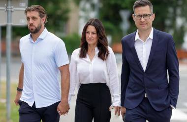 Anže in Ines Kopitar se borita za zemljo na Bledu