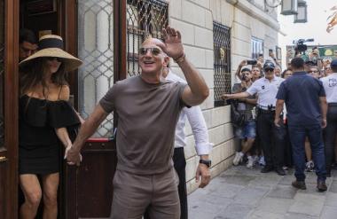 Kako je Jeff Bezos odgovoril na vprašanje o protestih v Benetkah